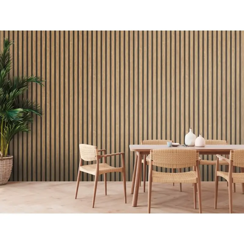 Holzoptik Tapete Brain Schwarz - 3D Vliestapete skandinavische Holzpaneele AS-Creation (KG-174794)