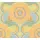 Retro-Blumen Tapete Gelb Grün Blau - Muster Tapete floral - Vliestapete AS-Creation (KG-174834)