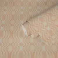 Retro-Tapete Geometrisch Beige Creme - Mustertapete 70er...