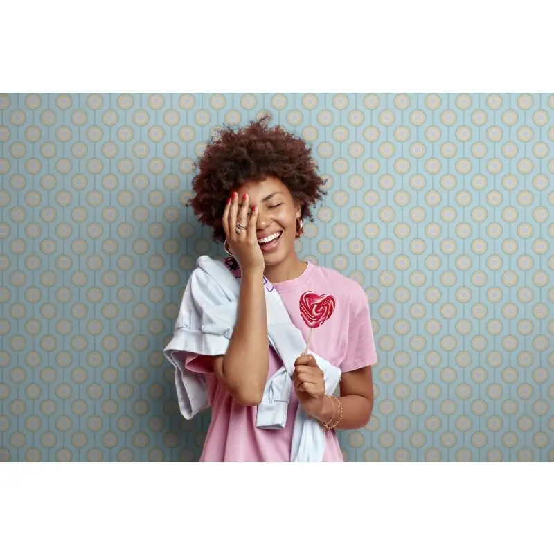 Retro Tapete Kreismuster Türkis Beige Weiß - Vlies Tapete 70er Jahre AS-Creation (KG-174872)