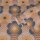 Retro-Blumen-Tapete Blau Gelb Beige - Muster Tapete Wellenmuster - Vliestapete AS-Creation (KG-174880)