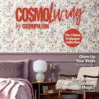 COSMOPOLITAN Vliestapete Blumentapete Wei&szlig; Rosa...