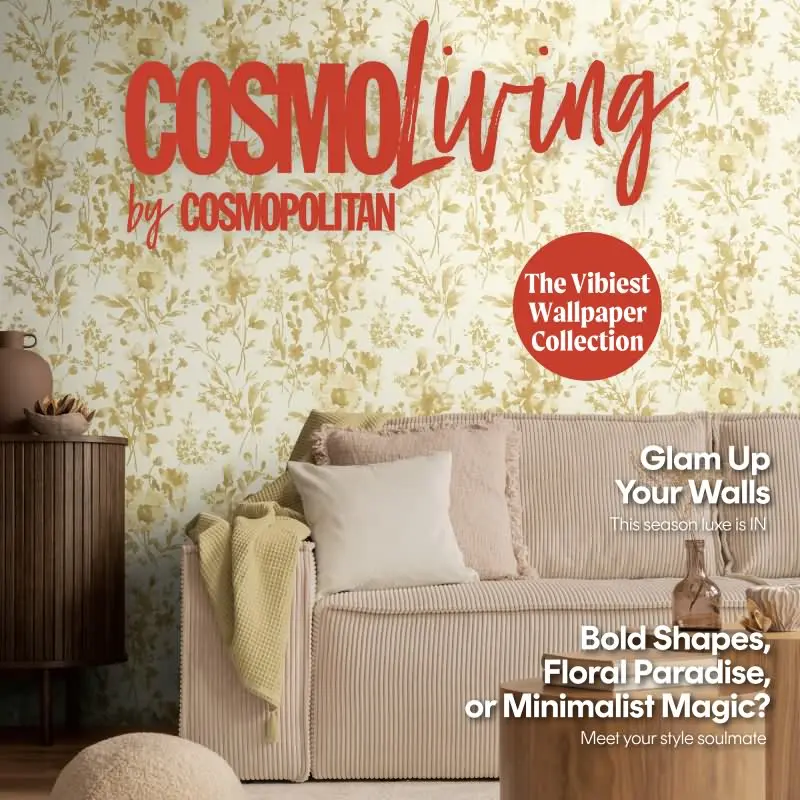 COSMOPOLITAN Vliestapete Blumen Weiß Gold moderne florale Designer Tapete livingwalls (KG-174887)