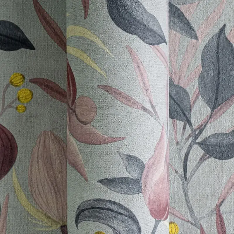 COSMOPOLITAN Vliestapete Hellblau Rosa Designer Tapete floral fürs Schlafzimmer livingwalls (KG-174890)