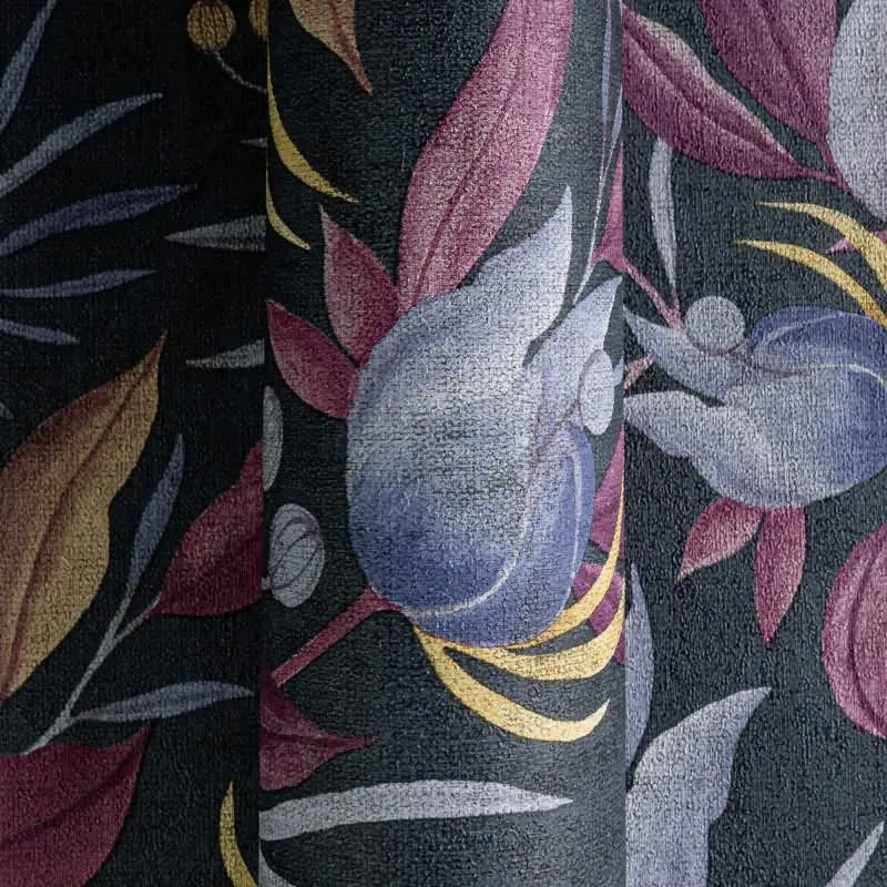 COSMOPOLITAN Vliestapete Blätter Blau Rot moderne Designer Tapete livingwalls (KG-174892)