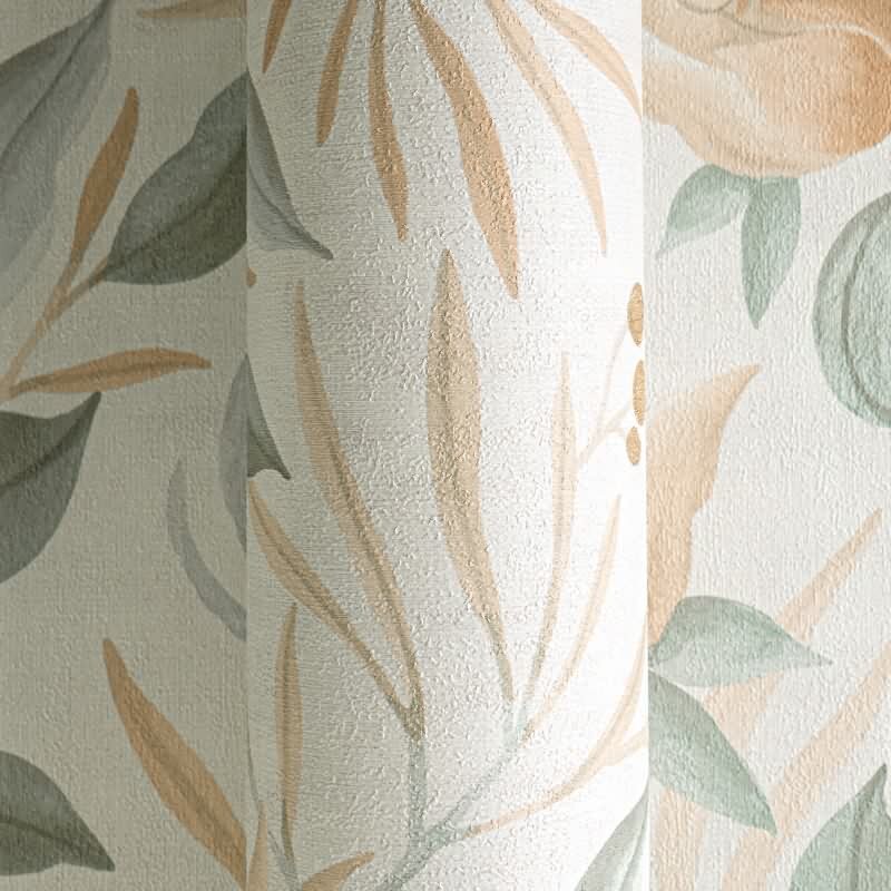 COSMOPOLITAN Vliestapete Blumen Creme Apricot Trend Tapete mit Blüten & Blättern livingwalls (KG-174893)