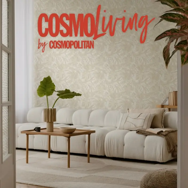 COSMOPOLITAN Vliestapete Dschungel Beige Creme botanische Tapete mit Blättern livingwalls (KG-174896)