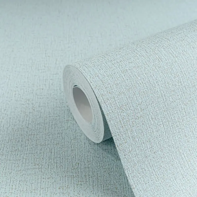 COSMOPOLITAN Vliestapete Hellblau mit Struktur moderne Uni Tapete Metallic livingwalls (KG-174910)