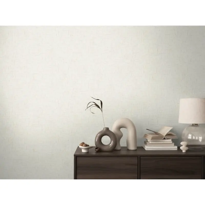 COSMOPOLITAN Vliestapete Weiß meliert mit Struktur elegante Tapete fürs Schlafzimmer livingwalls (KG-174921)