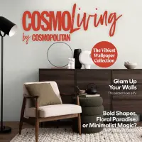 COSMOPOLITAN Vliestapete Wei&szlig; meliert mit Struktur...