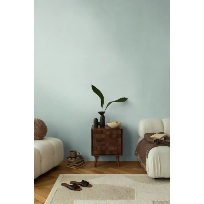 COSMOPOLITAN Vliestapete Hellblau Türkis moderne Struktur Tapete fürs Esszimmer livingwalls (KG-174924)