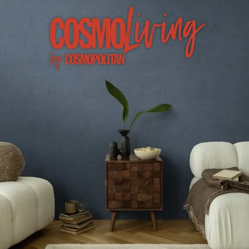 COSMOPOLITAN Vliestapete Dunkelblau edle Uni Tapete mit Textiloptik fürs Schlafzimmer livingwalls (KG-174926)