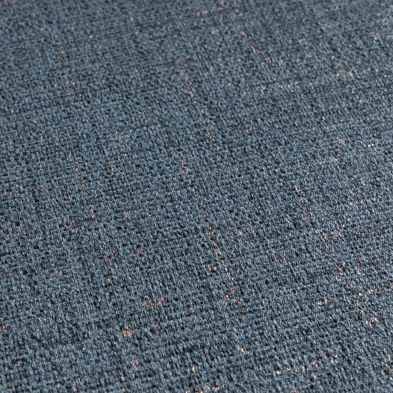 COSMOPOLITAN Vliestapete Dunkelblau edle Uni Tapete mit Textiloptik fürs Schlafzimmer livingwalls (KG-174926)