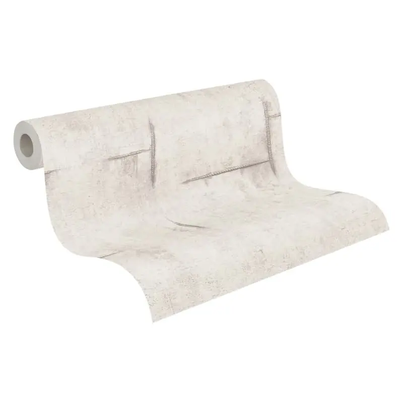 COSMOPOLITAN Vliestapete Betonoptik Weiß Grau moderne Industrial Tapete livingwalls (KG-174927)