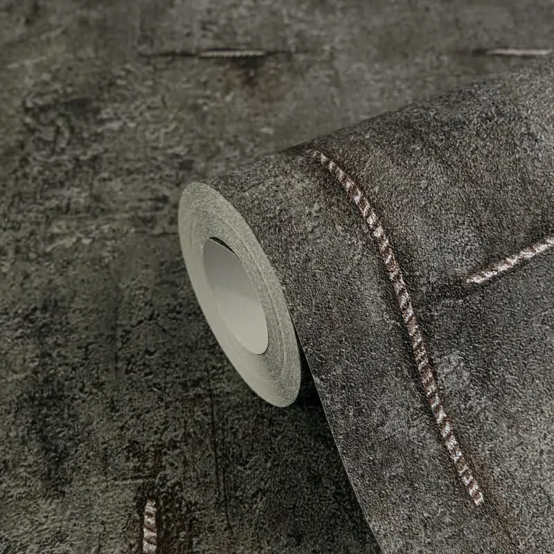 COSMOPOLITAN Vliestapete Betonoptik Anthrazit Schwarz Loft Design Tapete für die Küche livingwalls (KG-174931)