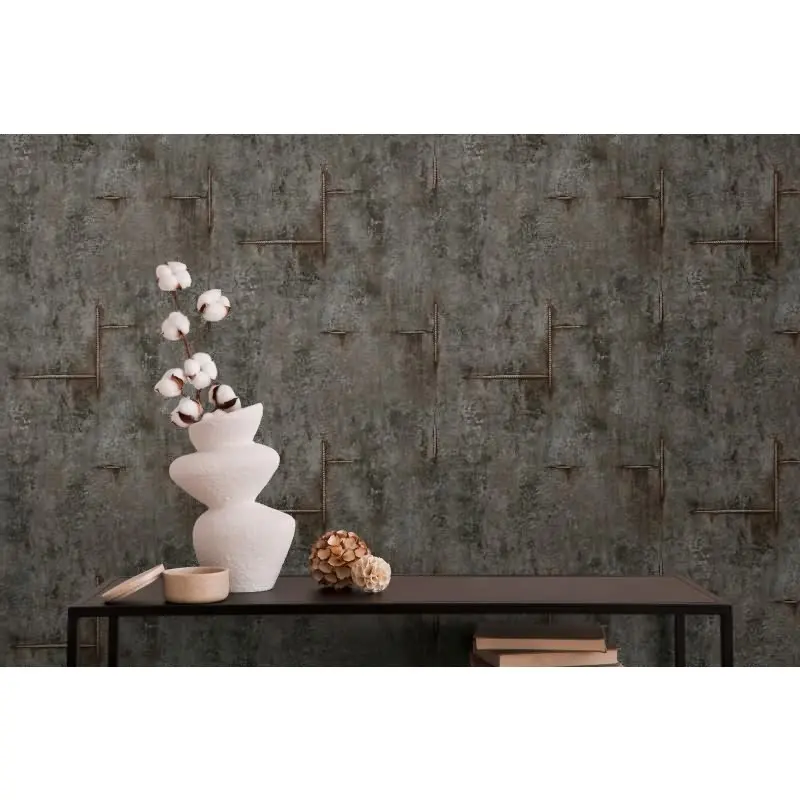 COSMOPOLITAN Vliestapete Betonoptik Anthrazit Schwarz Loft Design Tapete für die Küche livingwalls (KG-174931)