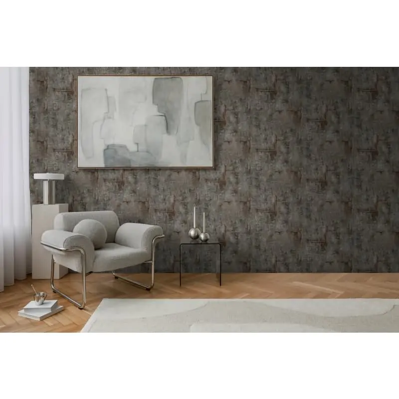 COSMOPOLITAN Vliestapete Betonoptik Anthrazit Schwarz Loft Design Tapete für die Küche livingwalls (KG-174931)