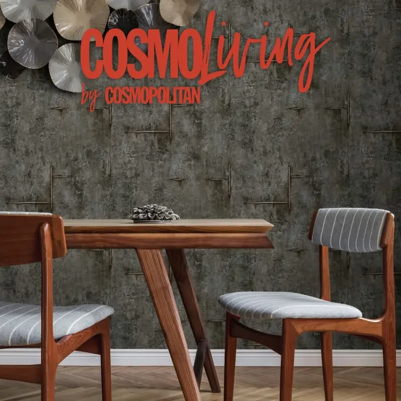 COSMOPOLITAN Vliestapete Betonoptik Anthrazit Schwarz Loft Design Tapete für die Küche livingwalls (KG-174931)