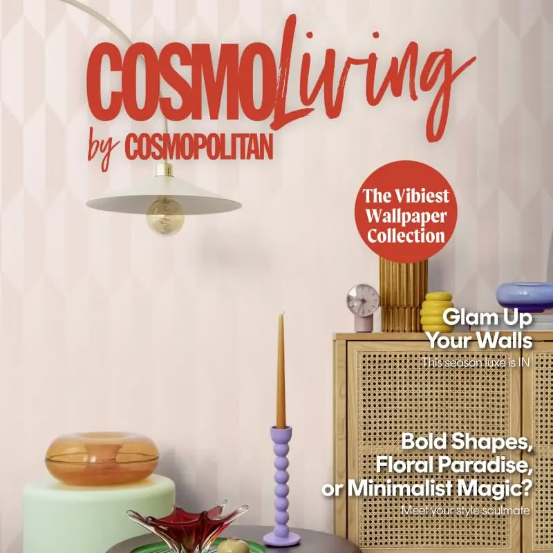 COSMOPOLITAN 3D Vliestapete Rosa moderne geometrische Tapete mit Metallic-Effekt livingwalls (KG-174933)