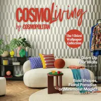 COSMOPOLITAN 3D Vliestapete Silber schimmernde Tapete mit...