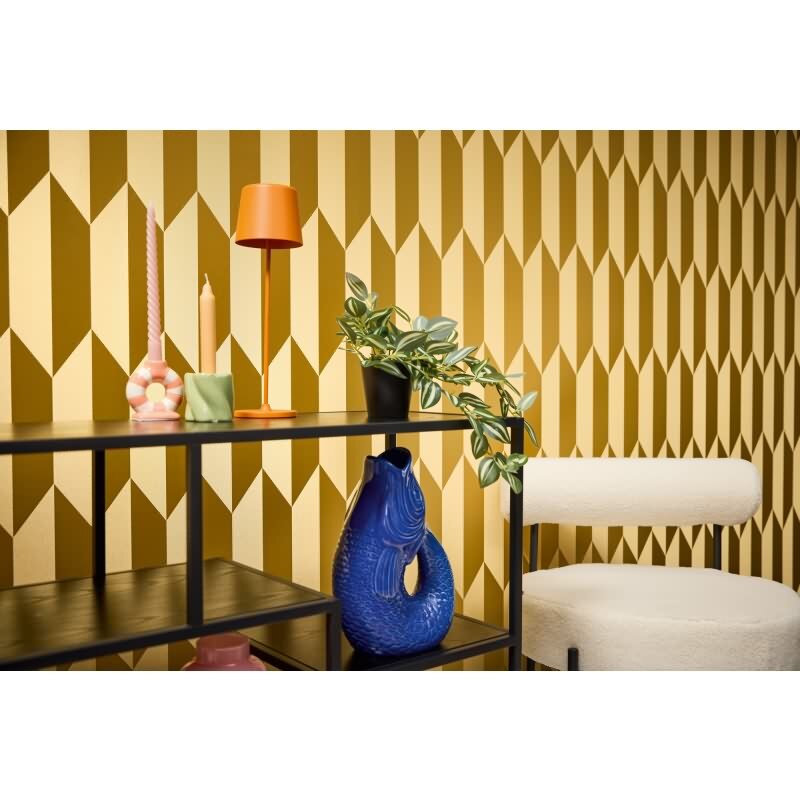 COSMOPOLITAN 3D Vliestapete Gold moderne Muster Tapete mit Metallic-Effekt livingwalls (KG-174937)