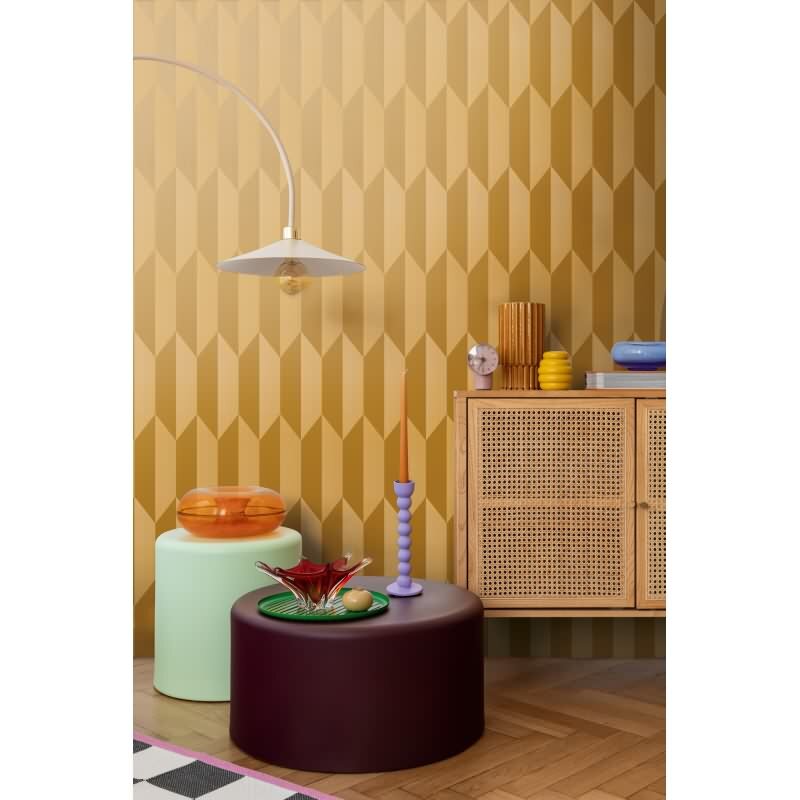 COSMOPOLITAN 3D Vliestapete Gold moderne Muster Tapete mit Metallic-Effekt livingwalls (KG-174937)