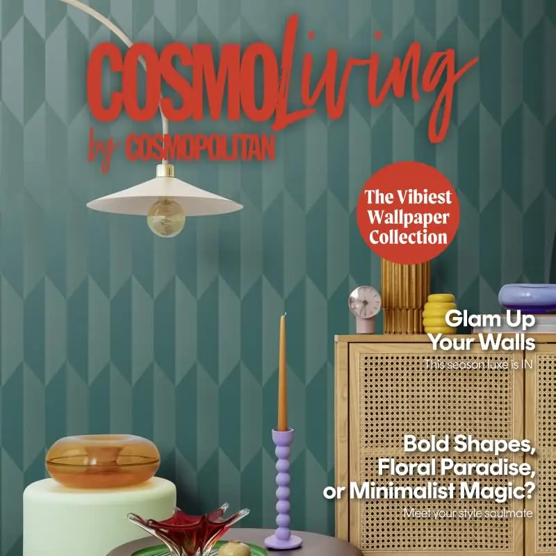 COSMOPOLITAN 3D Vliestapete Petrol Grün moderne Muster Tapete mit Metallic-Effekt livingwalls (KG-174938)