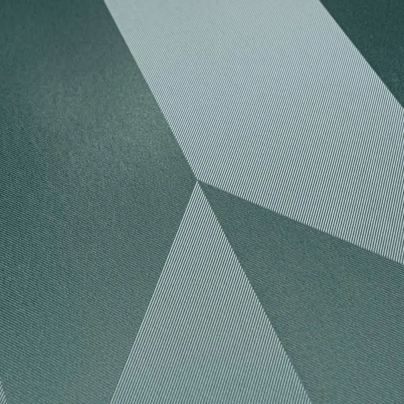 COSMOPOLITAN 3D Vliestapete Petrol Grün moderne Muster Tapete mit Metallic-Effekt livingwalls (KG-174938)