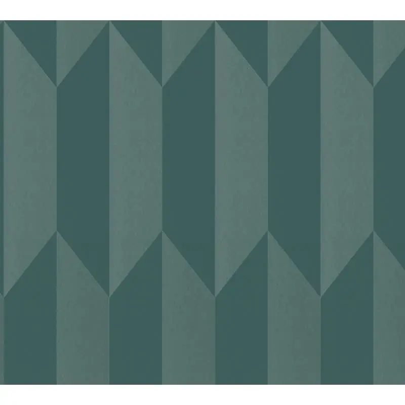 COSMOPOLITAN 3D Vliestapete Petrol Grün moderne Muster Tapete mit Metallic-Effekt livingwalls (KG-174938)