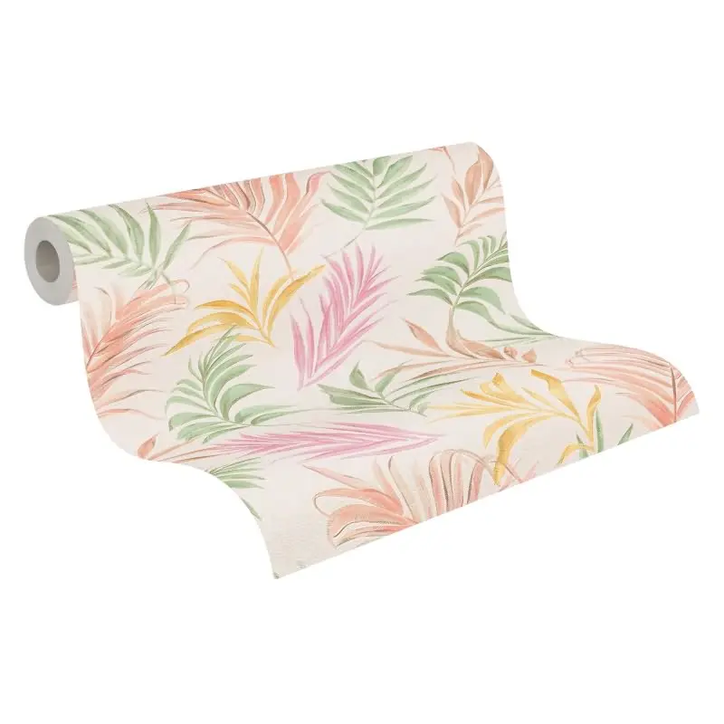 COSMOPOLITAN Vliestapete bunte Blätter florale Tapete für Küche & Schlafzimmer livingwalls (KG-174942)