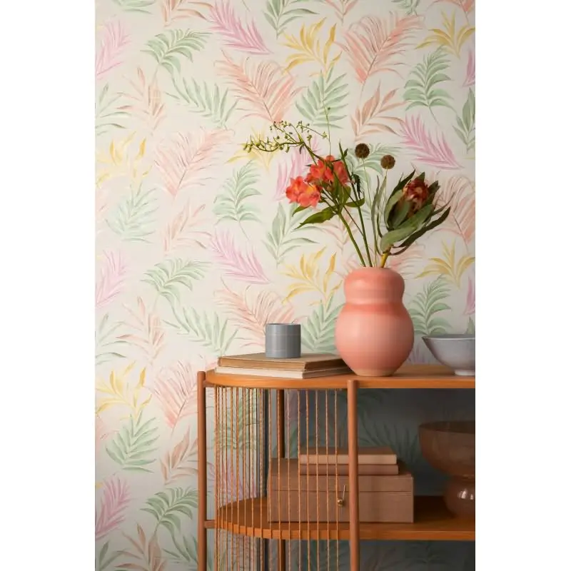 COSMOPOLITAN Vliestapete bunte Blätter florale Tapete für Küche & Schlafzimmer livingwalls (KG-174942)