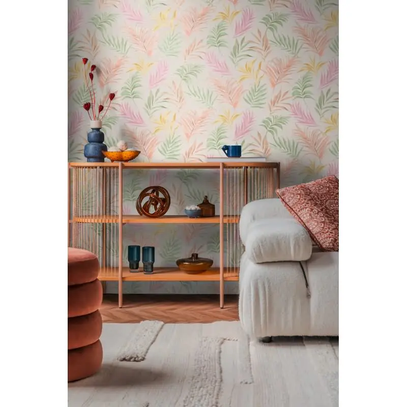 COSMOPOLITAN Vliestapete bunte Blätter florale Tapete für Küche & Schlafzimmer livingwalls (KG-174942)
