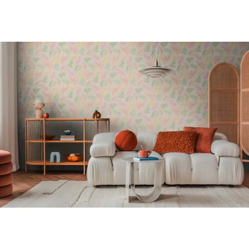 COSMOPOLITAN Vliestapete bunte Blätter florale Tapete für Küche & Schlafzimmer livingwalls (KG-174942)