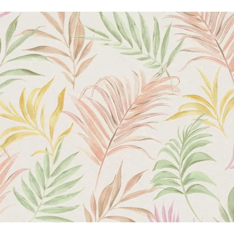 COSMOPOLITAN Vliestapete bunte Blätter florale Tapete für Küche & Schlafzimmer livingwalls (KG-174942)