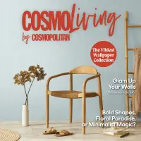 COSMOPOLITAN Vliestapete Hellblau Eisblau moderne Uni...