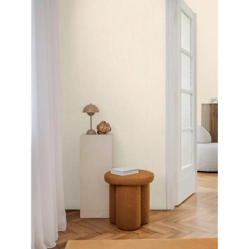 COSMOPOLITAN Vliestapete Creme Beige helle moderne Uni Tapete fürs Wohnzimmer livingwalls (KG-174952)