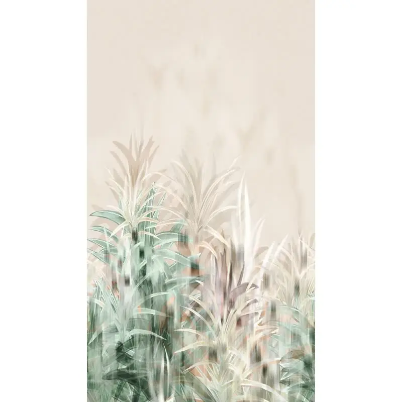 COSMOPOLITAN Fototapete Dschungel Blätter Beige Grün moderne Vliestapete livingwalls (KG-174978)