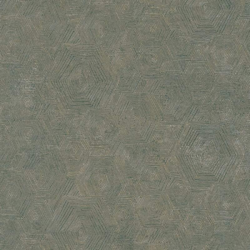 Tapete Grau, Silber, Grün livingwalls Vliestapete (1039707)