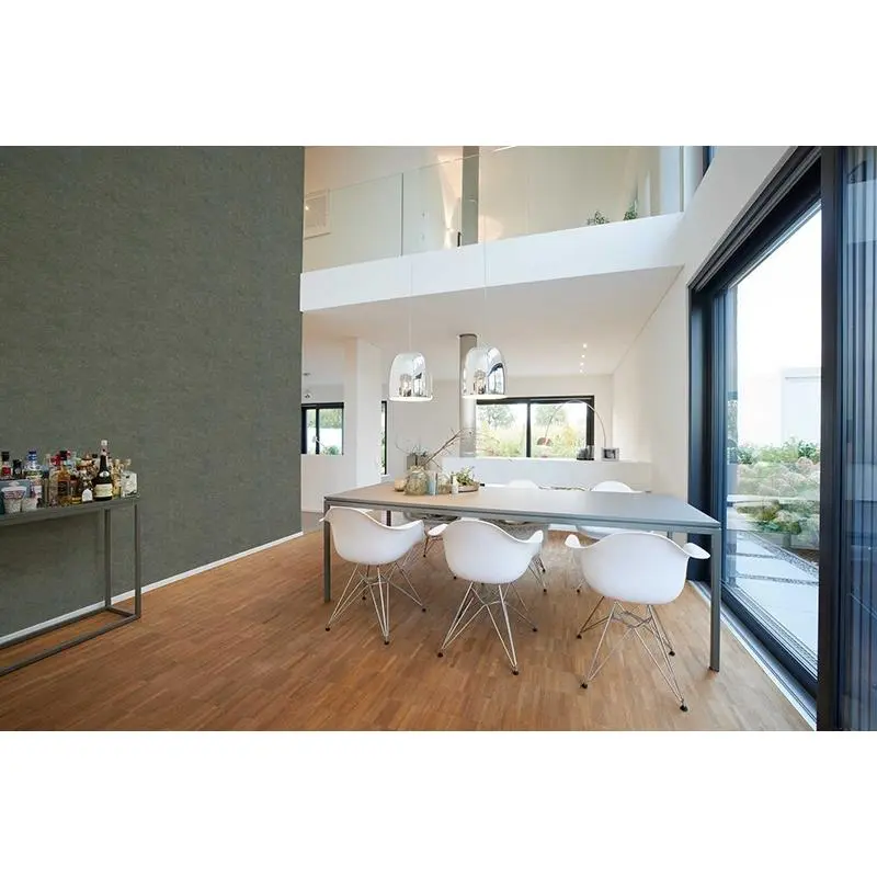 Tapete Grau, Silber, Grün livingwalls Vliestapete (1039707)