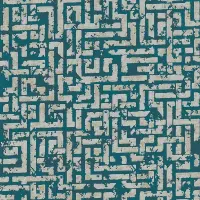 Tapete Blau, Gr&uuml;n, Petrol, Grau, Silber livingwalls...