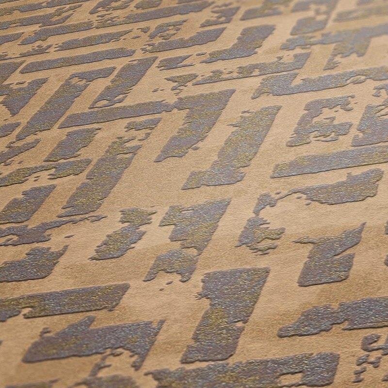 Tapete Braun, Grau, Silber livingwalls Vliestapete (1039692)