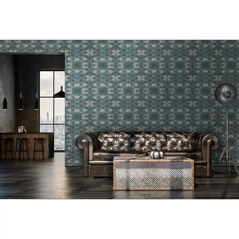 Tapete Blau, Grau, Silber livingwalls Vliestapete (1039679)