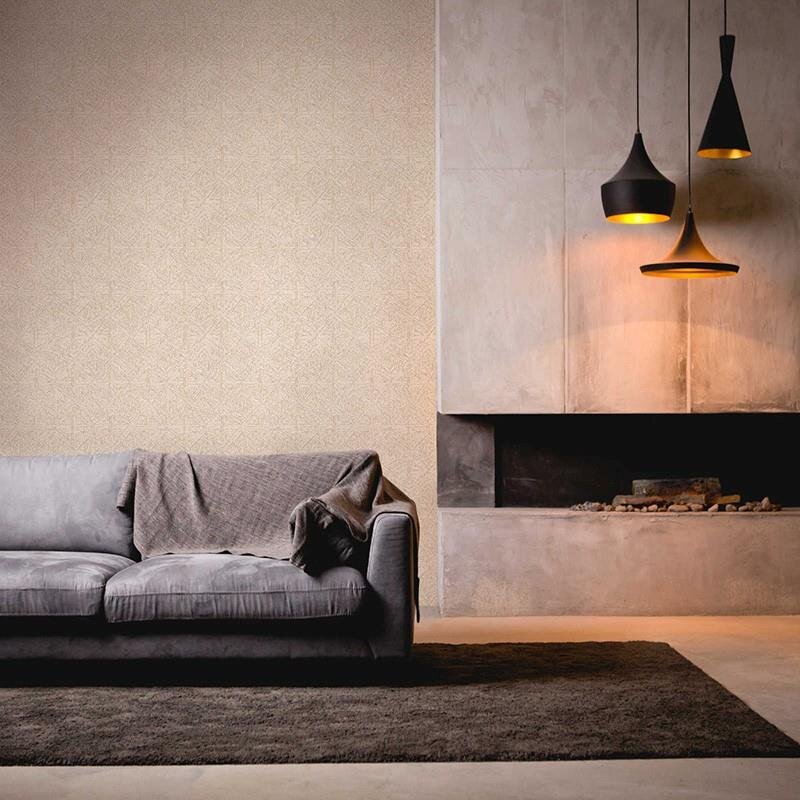 Tapete Gold, Kupfer, Weiß livingwalls Vliestapete (1039670)