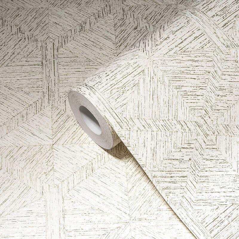 Tapete Gold, Kupfer, Weiß livingwalls Vliestapete (1039670)