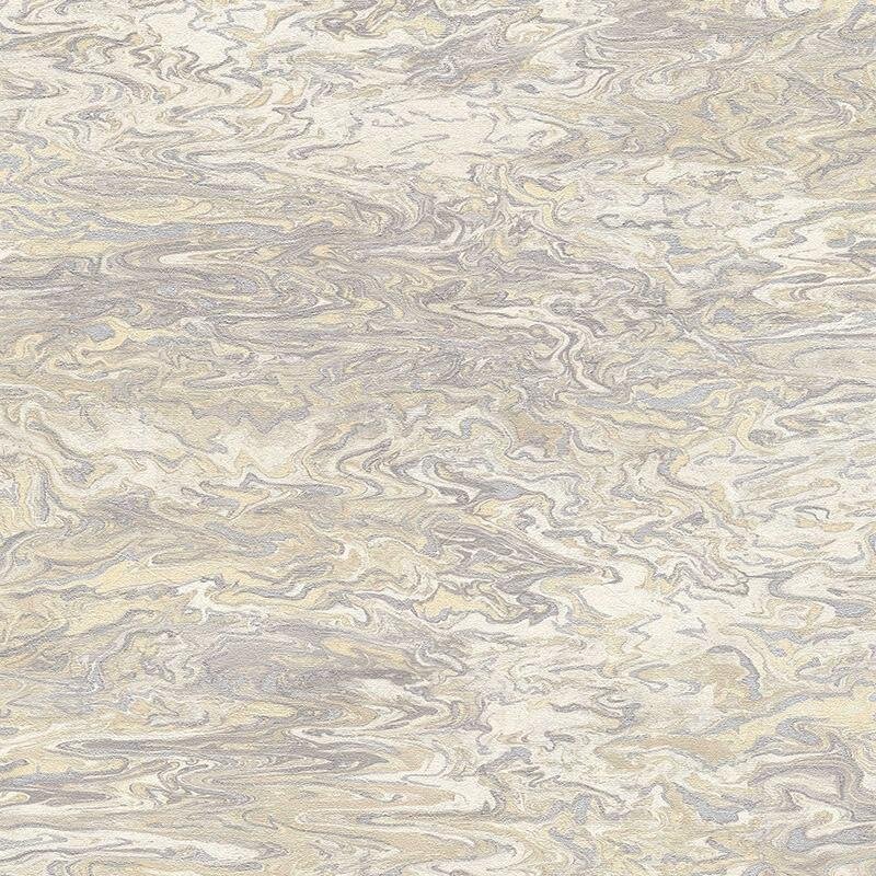 Tapete Beige, Creme, Grau, Silber livingwalls Vliestapete (1039664)