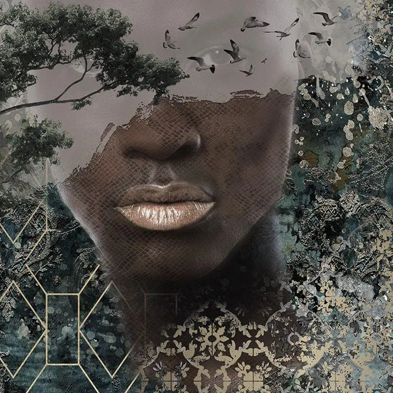 Digitaldruck-Tapete Grau, Silber Papis Loveday (1039602)