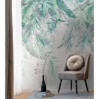 Fototapete Tropisches Bl&auml;tterdach Gr&uuml;n...