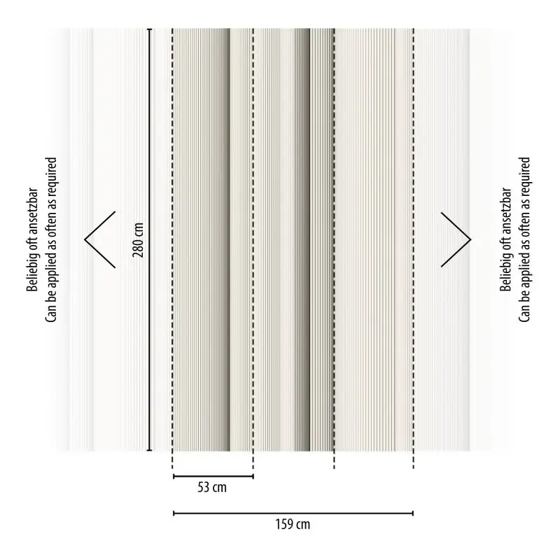 Fototapete Streifenmuster Beige Grau - Elegante Linienoptik modern - livingwalls Vliestapete erweiterbar (KG-175119)