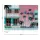 Fototapete Miami Art Déco Palmen Rosa Türkis - Retro-Fassadenmotiv mit Urlaubsflair - livingwalls Vliestapete (KG-175168)