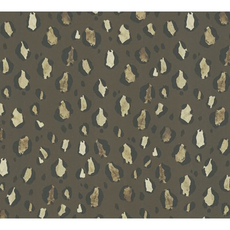 Leopardenmuster-Tapete in Dunkelbraun - Stilvoll & Wild zugleich livingwalls (KG-175221)